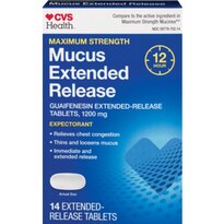 CVS Health 12HR Maximum Strength Mucus Extended Release Tablets