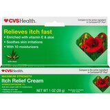 CVS Health Hydrocortisone 1% Anti-Itch Cream Plus 10 Moisturizers,1 OZ, thumbnail image 1 of 1