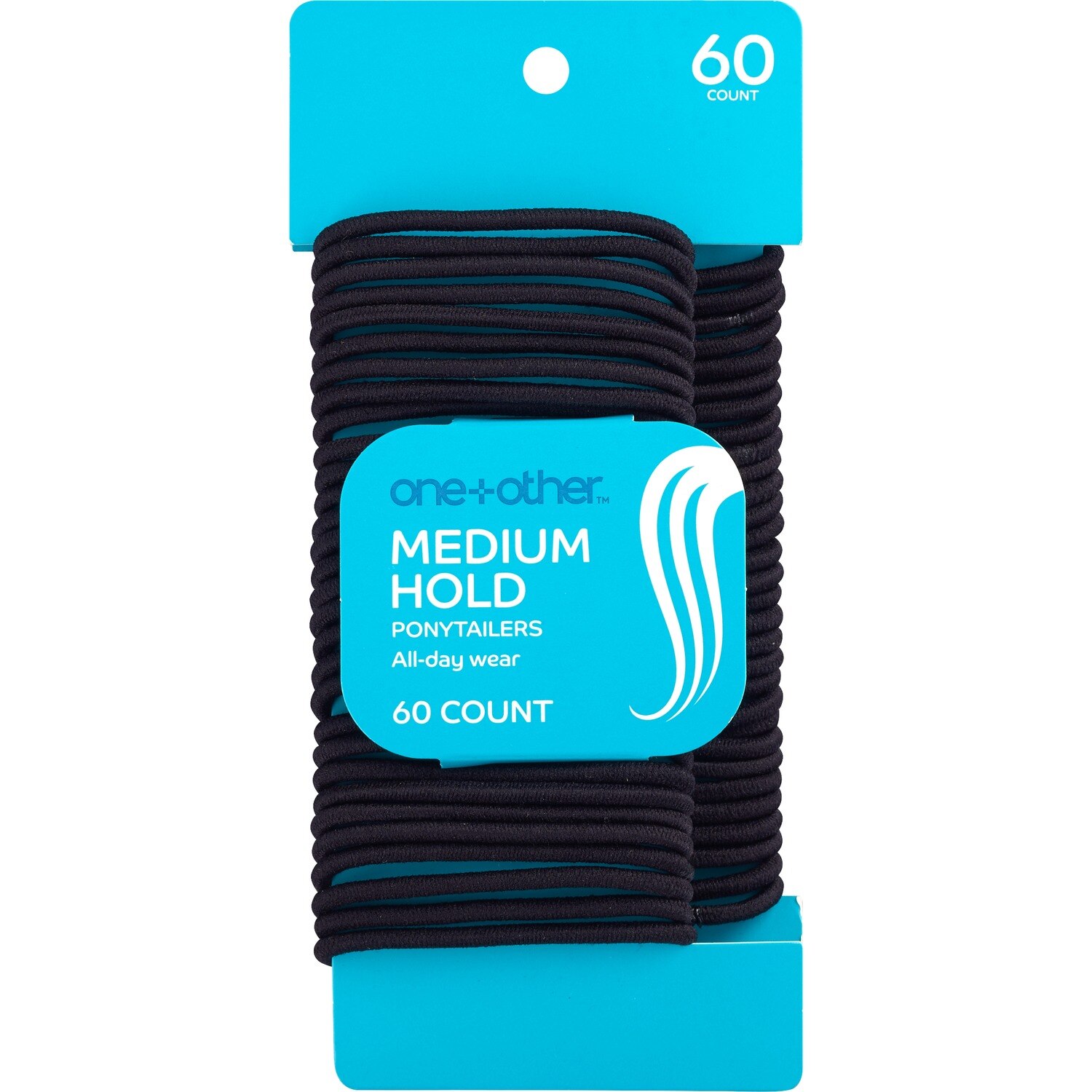 Beauty 360 Medium Hold Ponytailers, 60CT