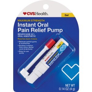 CVS Health Instant Oral Pain Relief Pump, Maxium Strength, .14 oz