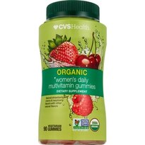 CVS Health Organic Women's Daily Multivitamin Gummies, 90CT