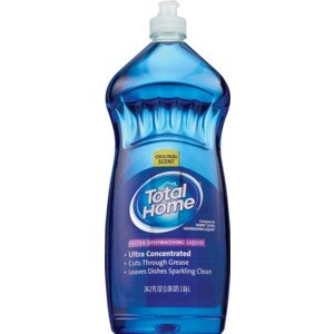 Total Home Ultra Dishwashing Liquid Soap, 34.2 OZ