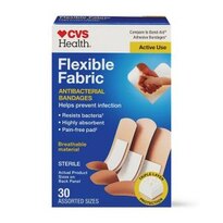 CVS Adhesive Bandages Flexible Fabric Assorted Sizes