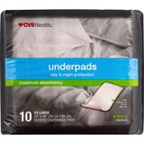 CVS Health Underpads Day & Night Protection Maximum Absorbency, thumbnail image 1 of 1