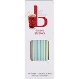 Just The Basics Flexible Straws, 100CT, thumbnail image 1 of 1