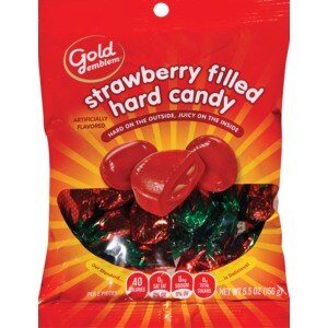 Gold Emblem Strawberry Filled Hard Candy, 5.5 OZ