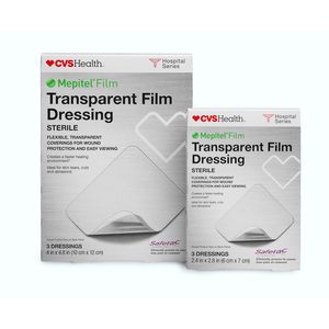 CVS Health Mepitel Film Transparent Film Dressing, 3 CT