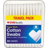 CVS Health Cotton Swabs Paper Stick, 50CT, thumbnail image 1 of 1