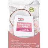 CVS Health Cleansing Cloths, Coconut & Jasmine 32 CT, thumbnail image 1 of 1