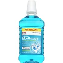 CVS Health Antiseptic Mouthwash Blue Mint, 50.7 OZ