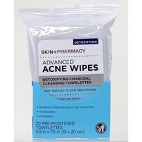 Skin + Pharmacy Advanced Acne Wipes, 20CT