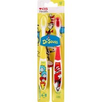 CVS Health Dr Seuss Kids Tootbrush, Soft, 2 Count