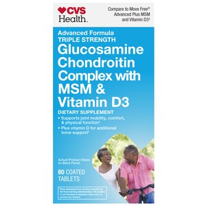 CVS Health Advanced Formula Triple Strength Glucosamine Chodroiting Complex with MSM & Vitamin D3