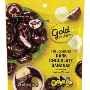 Gold Emblem Freeze-Dried Dark Chocolate Bananas