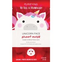 Beauty 360 Purifying Tea Tree & Strawberry Unicorn Sheet Mask
