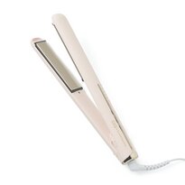 GSQ By GlamSquad Flat Iron Titanium 2-in-1 1" White/Goldtone