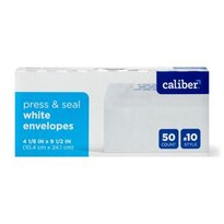 Caliber Envelopes Press&Seal #10 (4 1/8x9 1/2") White