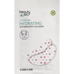 Beauty 360 Hydrogel Hydrating Eye Mask With Collagen, 10CT