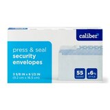 Caliber Security Envelopes 3 5/8 X 6 1/2 Inch, thumbnail image 1 of 1