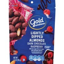 Gold Emblem Dark Chocolate Raspberry Lightly Dipped Almonds