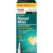 No Drip Nasal Mist Severe Congestion Twin Pack