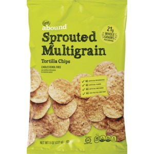 Gold Emblem Abound Sprouted Multigrain Tortilla Chips, 8 OZ