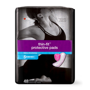 CVS Health Thin-fit Incontinence and Postpartum Pads for Women Extra Heavy Absorbancy