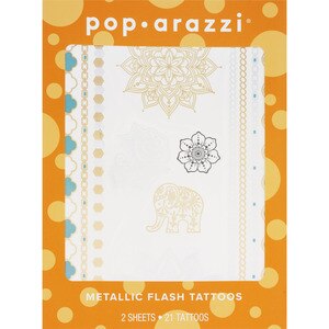 Pop-arazzi Metallic Flash Tattoos