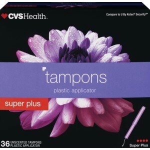 CVS Health Tampons Super Plus Unscented