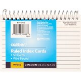 Caliber Ruled Index Cards 3 X 5 In 50 Sheets, thumbnail image 1 of 1