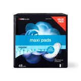 CVS Health Maxi Pads Regular, 48 CT, thumbnail image 1 of 3