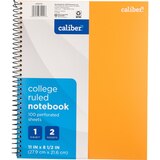 Caliber 1 Subject Notebook College Ruled, 11" x 8.5", thumbnail image 2 of 2