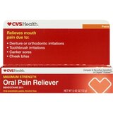 CVS Health Oral Pain Reliever Anesthetic Paste Maximum Strength, thumbnail image 1 of 2