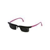 Adlens Sundials Instantly Adjustable Eyewear Sunglass 1 in. x 2 in., Black & Pink Frame, thumbnail image 1 of 1