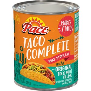 Pace Taco Complete Mild Original Taco Filling, 13.5 OZ