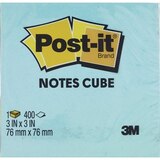 Post It Notes Cube, 400 Sheets, thumbnail image 1 of 1