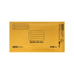 Caliber Paper Mailer Bubble Wrap Inside 4x7" Tan #000