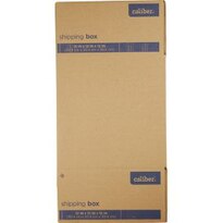 Caliber Shipping Box Folded 12"x12"x12" Tan