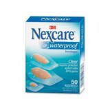 3M Nexcare Adhesive Bandages Clear Waterproof Assorted Sizes, thumbnail image 1 of 1