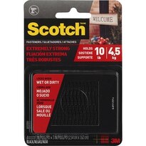 Scotch All-Weather Heavy-Duty Fasteners Black