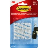 3M Command Damage-Free Mini Hooks Hanging Hooks & Strips, Small, thumbnail image 1 of 1