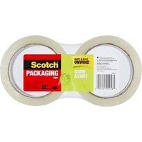 Scotch Shipping Packaging Tape Rolls 1.88"x54.6 Yards 2-Pack