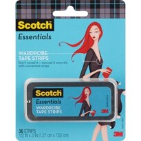 Scotch Wardrobe Essentials Tape Strips, 36CT