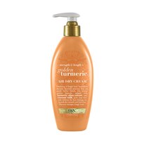 OGX Strength & Length + Turmeric Anti-Frizz Air Dry Hair Cream, 6 OZ