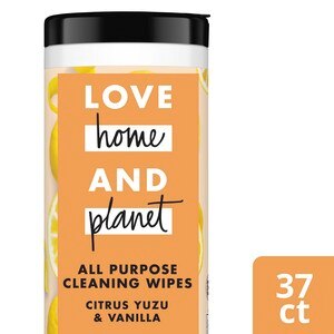 Love Home and Planet Multi-Purpose Cleaning Wipes, 37 CT