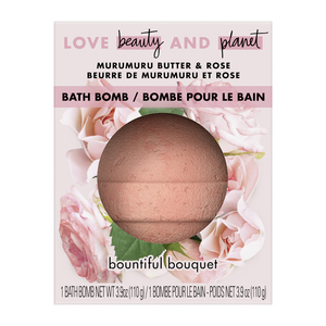 Love Beauty & Planet Bountiful Bouquet Murumuru Butter & Rose Bath Bomb, 3.9 OZ