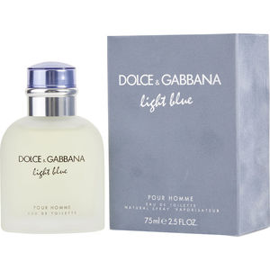 D & G Light Blue by Dolce & Gabbana Eau de Toilette Spray for Men, 2.5 OZ