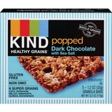 Kind Healthy Grains Popped Dark Chocolate Sea Salt 1.2 OZ, 5CT, thumbnail image 1 of 1