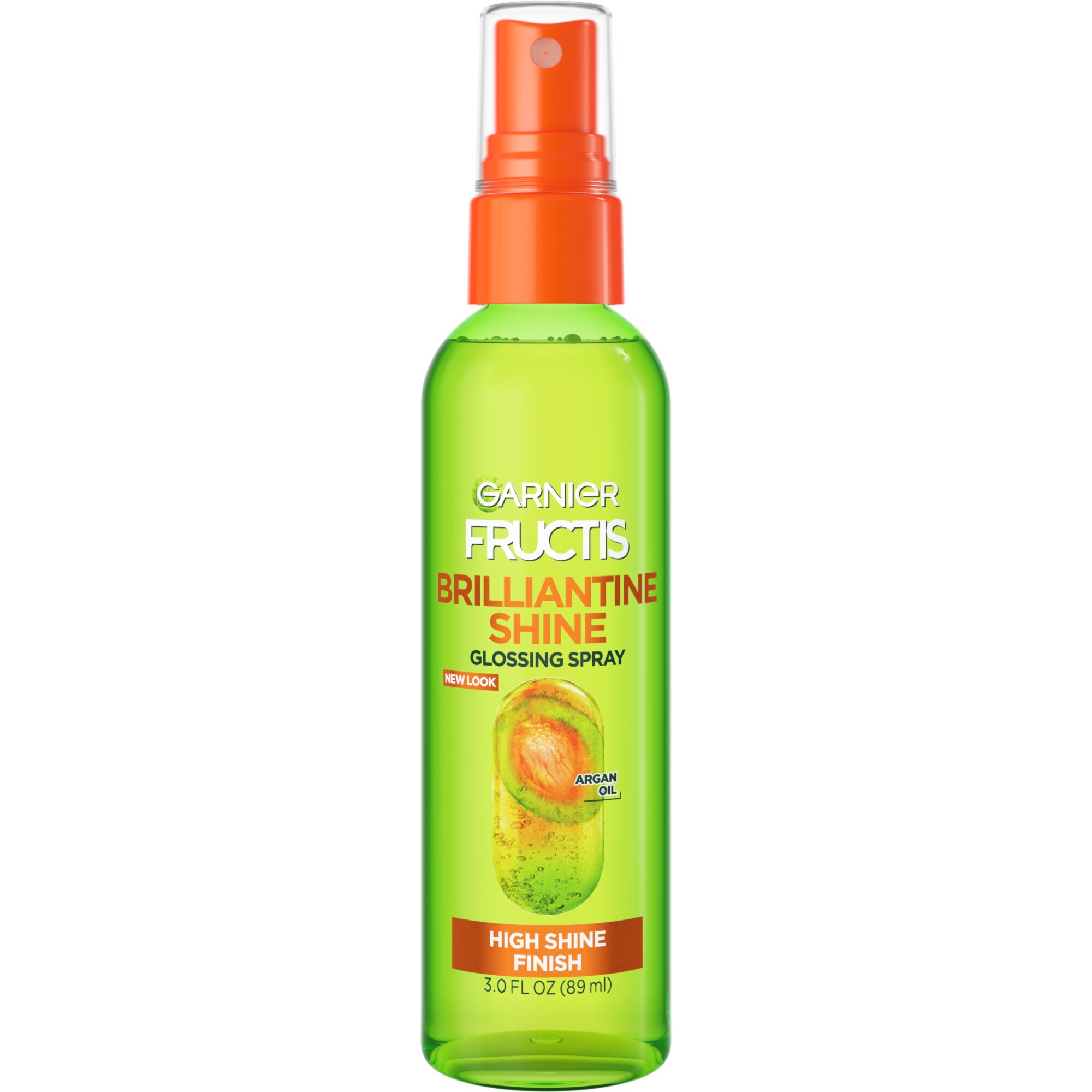 Garnier Fructis Brilliantine Shine Glossing Strong Hold Non-Aerosol Hair Spray, 3 OZ