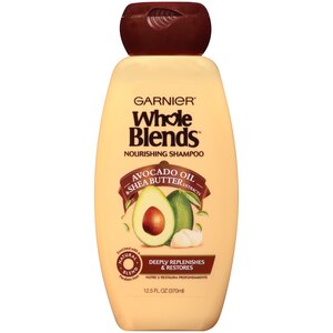 Garnier Whole Blends Avocado Oil & Shea Butter Nourishing Shampoo, 12.5 OZ